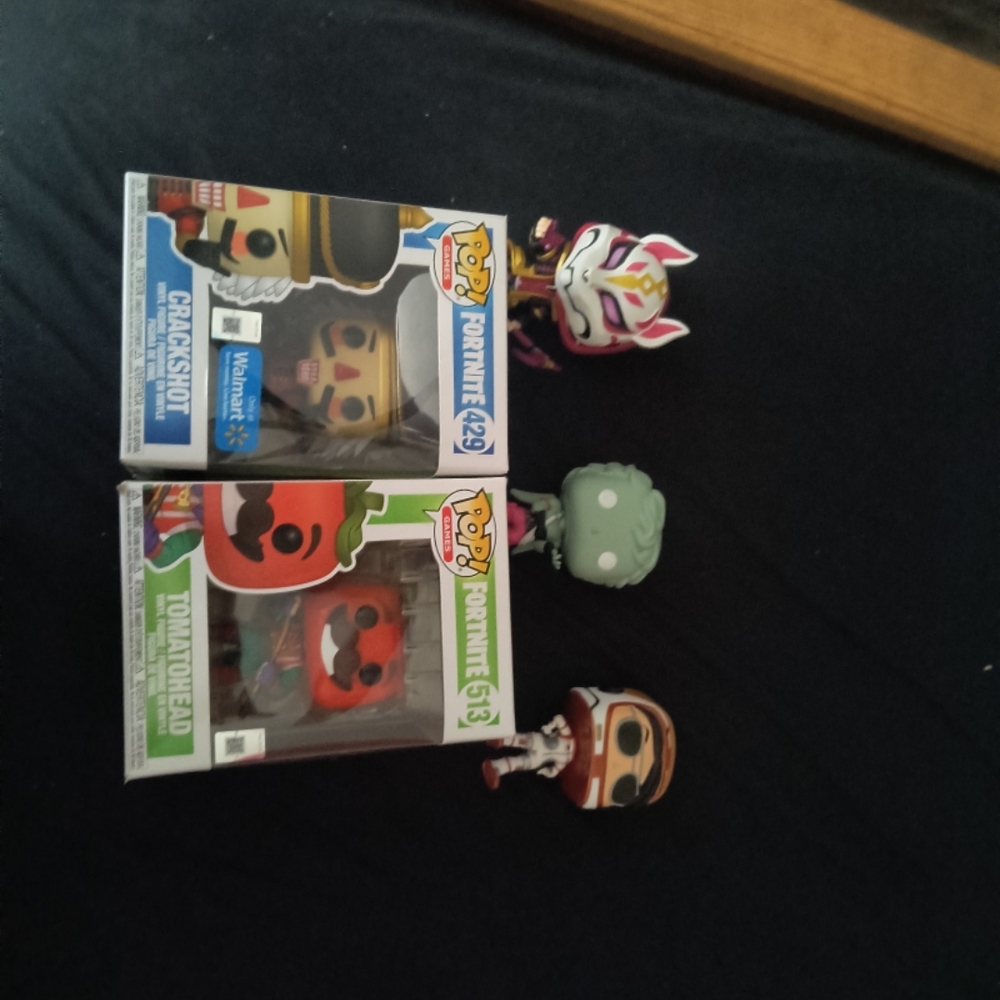 Funko Fortnite Action Figures Set - Red, Green, White